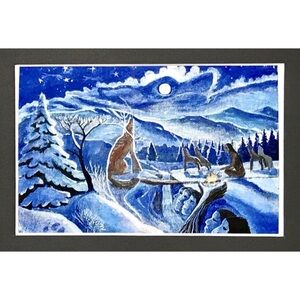 Eli Thomas Digital Art Print Thanksgiving With Relations Indigenous Artist